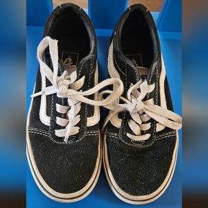 CLEARANCE!!! Vans Black White Low Top Vans Unisex Size 13 Y2K 90'S Grunge